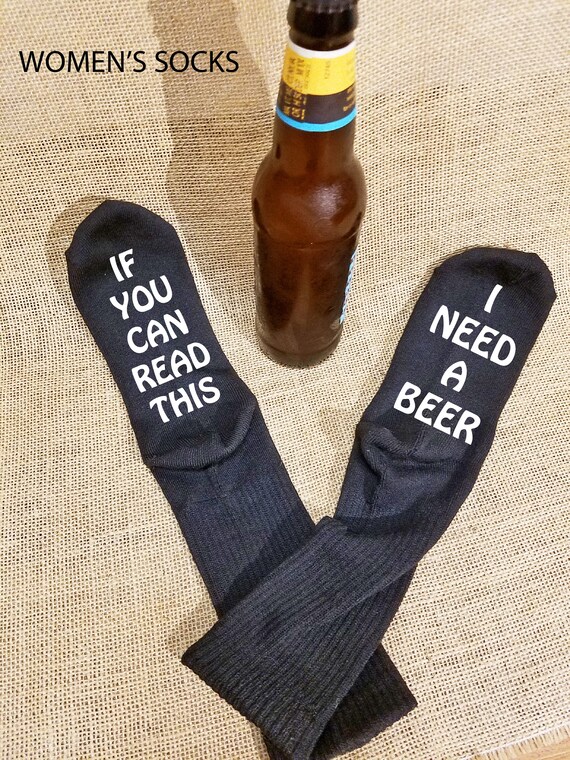 Calcetines media caña con cervezas