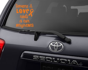 Multiple Sclerosis Decal, Multiple Sclerosis, MS Decal, Multiple Sclerosis Sticker, MS Awareness, Multiple Sclerosis Awareness, MS, Decal