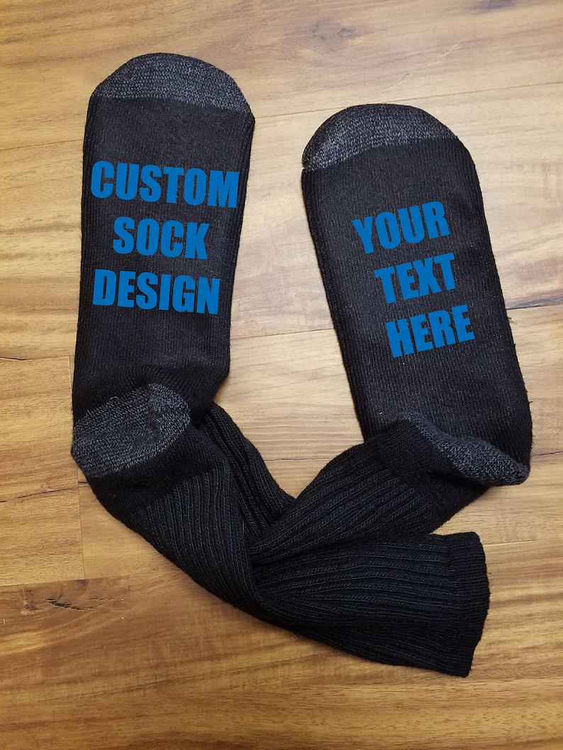 Custom Socks for Men Custom Socks Custom Socks for Groom Etsy