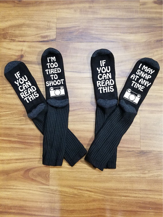 Gift for Photographer, Photographer Gift, Photographer Gift Man, Camera Socks, Photography Gifts, Photography Gifts for Men, Stocking Gifts