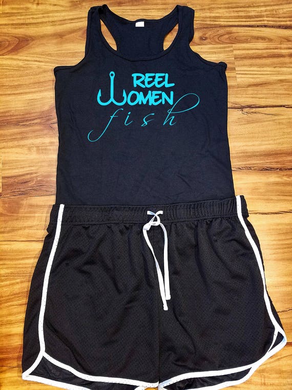 Women's Fishing Shirt, Women's Fishing Tank Top, Ladies Fishing Clothing,  Fisherwoman, Women Who Fish, Girls Who Fish, Reel Women Fish 