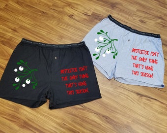 Christmas Boxers, Christmas Boxer Shorts, Boxer Shorts Christmas, Mens Christmas Boxer Shorts, Naughty Boxer Shorts, Gift for Him, Boxers