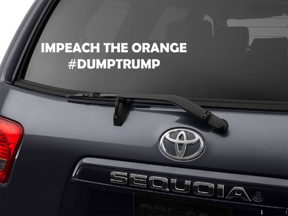 IMPEACH Bumper Sticker Decal