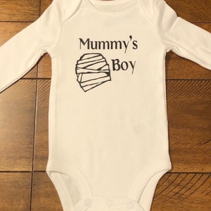 Mummy&#39;s Boy/Girl Halloween bodysuit/tshirt
