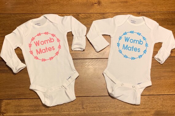 womb mates onesies