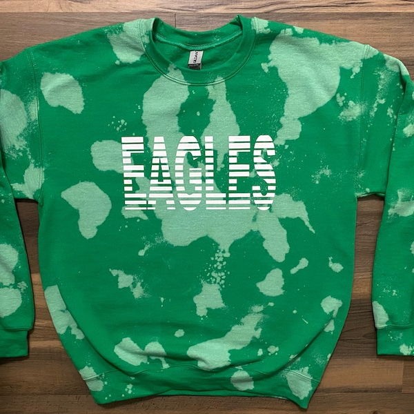 Bleached Eagles Unisex Sweatshirt - bird gang - nfl - eagles - go birds