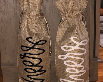 Personalized Wine Bags - Great for any occasion