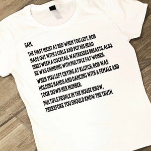 Jersey Shore - the note - funny tshirt - tshirt- who wrote the note - jerzday - gtl