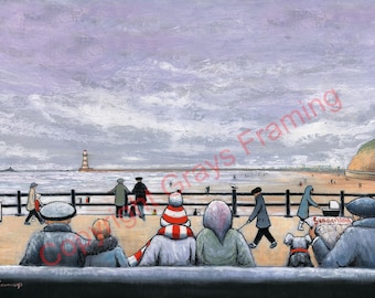 Sunderland Seaside by Chris Cummings FREE UK Postage