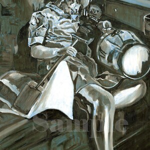 A Day at the Seaside Large Giclee Print 70cm x 50cm  by Thomas Conlon