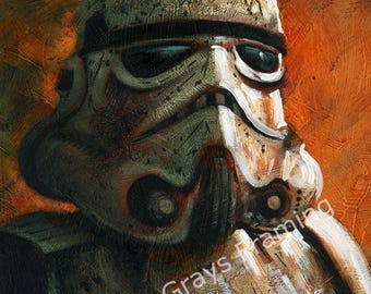 StormTrooper by Chris Cummings  Wall Art FREE UK Postage