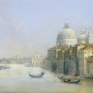 Grand Canal Venice Large Giclee Print 36&quot; x 16&quot;  by Robert (Bob) Wild