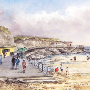 Roker cat and dog steps by Ron Davidson FREE UK Postage