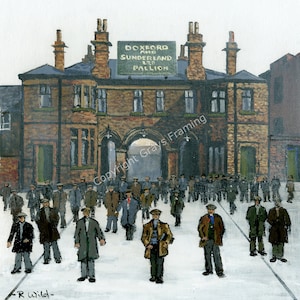 Doxford & Pallion Engine Works by Robert (Bob) Wild) Wall Art  Free UK Postage