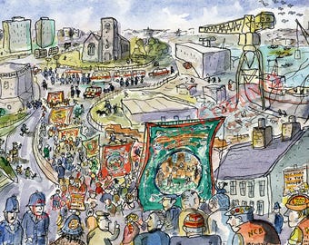 Miners Strike by Ben Curtis FREE UK Postage