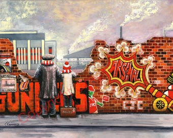 Gunners by Chris Cummings wall art FREE UK Postage