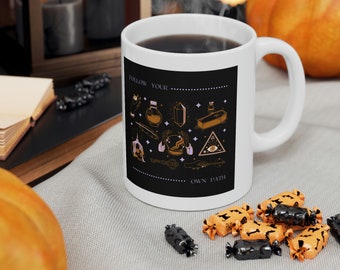 Witchy Coffee Cup Ceramic Mug 11oz • Tea Cup