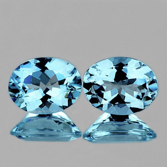 Lot De 4 Topazes Naturelles Ovales Facettées - 34,58 Carats, Non Traitées