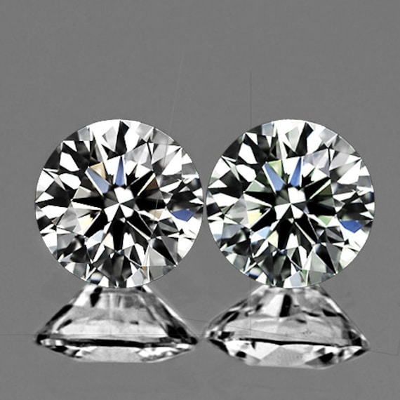 Lot De 20 Diamants Naturels Blancs - Couleur D, Pureté VVS1 - Taille Ronde 1.40 Mm - Environ 0.20 Ct Total - Brut Pour Création De Bijoux