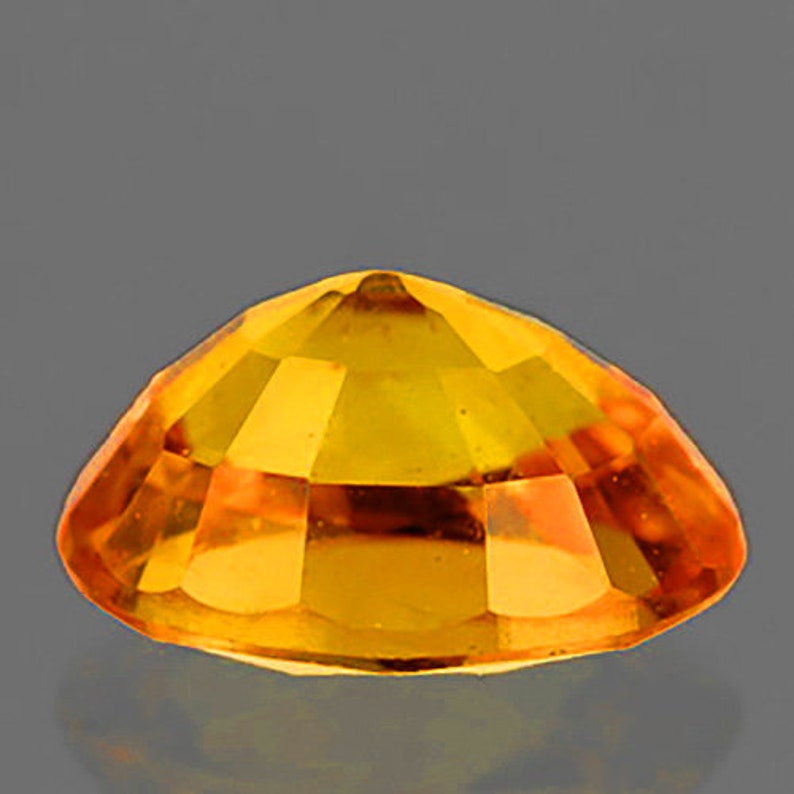 0.80ct 6x5 mm Oval Cut Faceted Natural Yellow Sapphire Flawless-VVS Clarity Natural Gemstone Earthly Mined From Ceylon