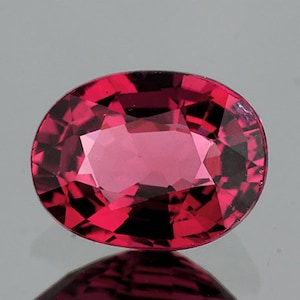 8x6 mm Oval 1.58cts Natural Raspberry Pink Rhodolite Garnet [VVS Clarity] Natural Loose Gemstone Unheated Untreated for Jewelry Ring Craft