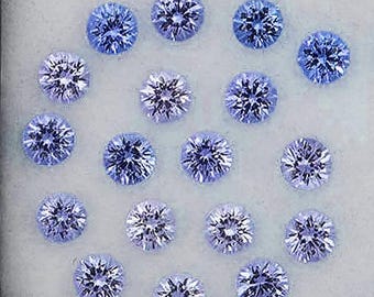 2.50 mm 16 pieces Round Natural Blue Sapphire [VVS-VS Clarity] Top Luster Natural Loose Gemstone For Jewelry From Ceylon