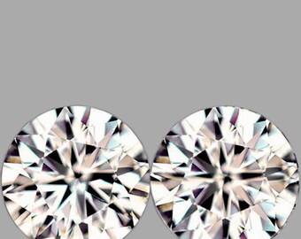 Natural Champagne Diamond 2.00 mm – 2 pcs Round Cut, C1 Color, VS Clarity, Superb Luster, Earth-Mined Accent Stones