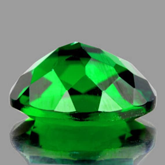 7x5 Mm Oval 1 Piece Natural Chrome Green Diopside [VVS 7x5 Mm Oval 1 Piece Natural Chrome Green Diopside [VVS