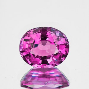 5x4 mm Oval 1 piece Natural Purple Pink Sapphire [Flawless-VVS Clarity] Natural Loose Gemstone From Madagascar DIY Jewelry Craft Supply