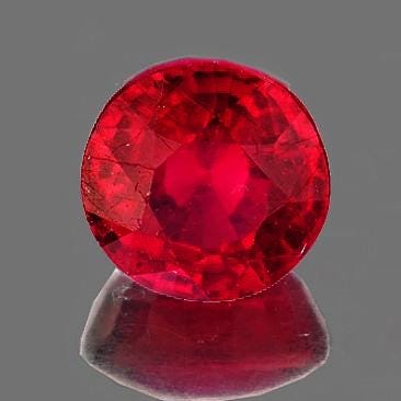 Rubis Du Mozambique 8,47 Ct Traité - Ovale 14,4x12,5 Mm - Qualité SI1 - Neuf Sans Emballage
