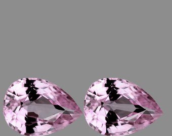 Natural Sweet Pink Sapphire, 5x4 mm Pair, Pear Faceted Cut  [Flawless-VVS Clarity] Earthly Mined Loose Gemstone, For Jewelry from Ceylon