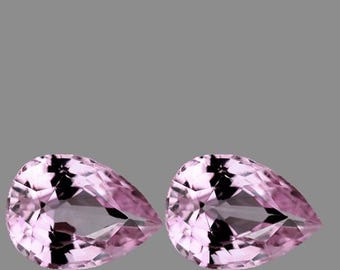 Natural Sweet Pink Sapphire 5x4 mm Pear 2 pieces [Flawless-VVS Clarity] Earthly Mined Natural Loose Gemstone for Jewelry Ring Pendant Ceylon