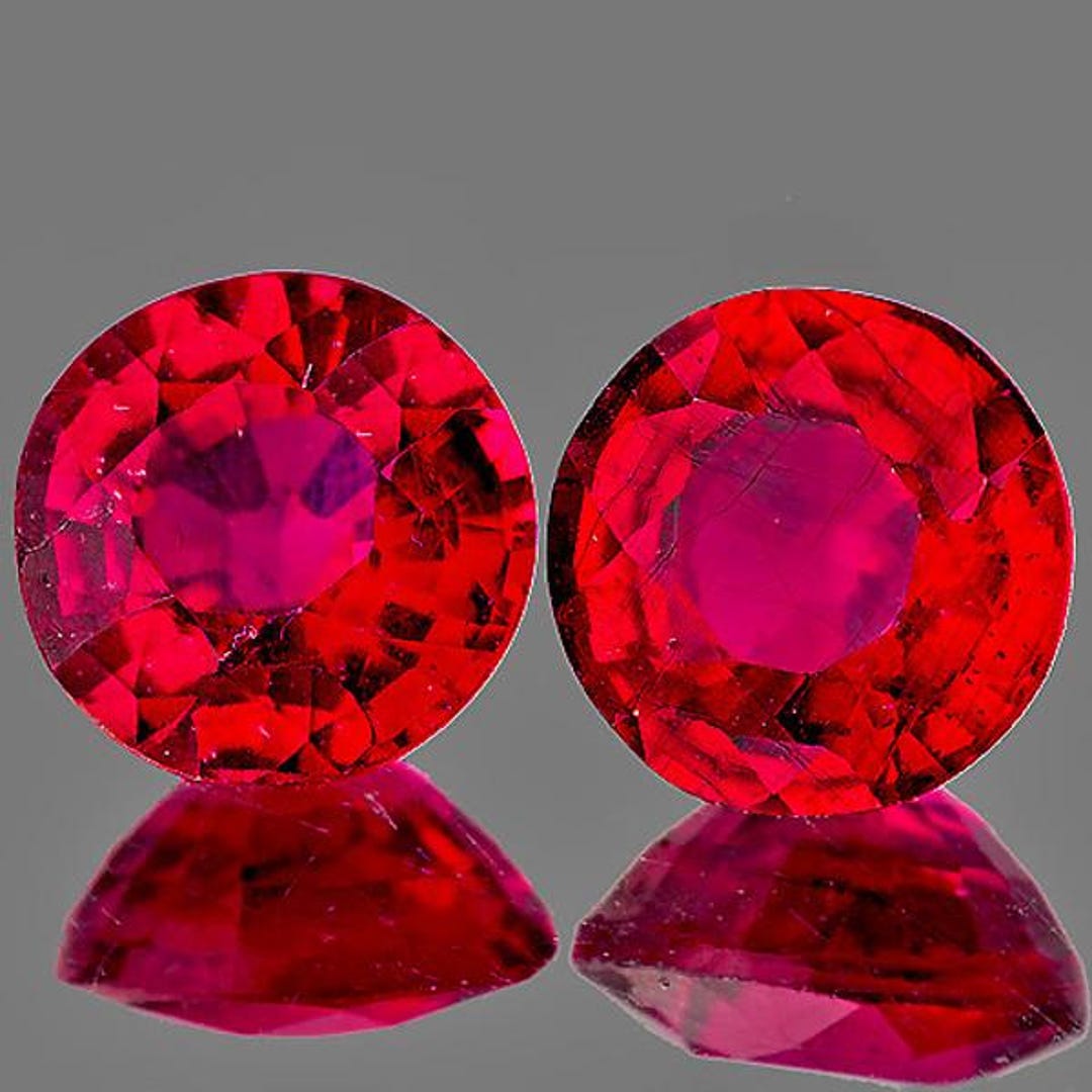 Rubis Rose du Mozambique de 1,00 ct sur une Bague en Céramique Noire
