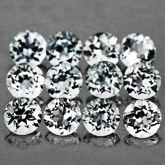 Strass Quadrati 100 Pezzi Zirconi Bianchi Sciolti Qualit&agrave; AAAA