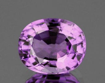 Natural Purple Sapphire 4.5x3.5 mm {0.26ct} Oval Cut Flawless-VVS Clarity Earthly Mined Loose Gemstone for Jewelry, Madagascar Origin