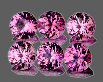 AAAAA Dazzling Purple Sapphire Round Faceted Cut VVS Loose Gemstone Wholesale 
