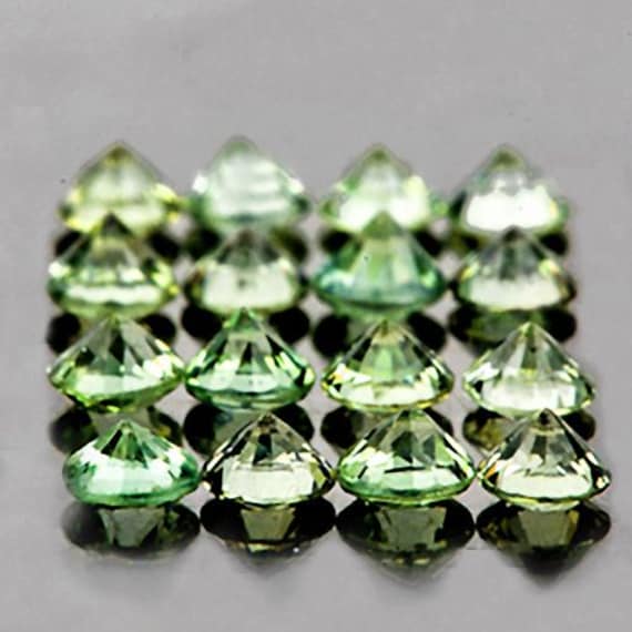Saphir Vert D'Australie Naturel – 6x5 Mm – 0.76 Ct – Chauffé – Neuf