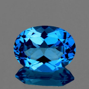 Natural Sky Blue Topaz Gemstone – 6mm Trillion Cut AAA Quality From Brazil