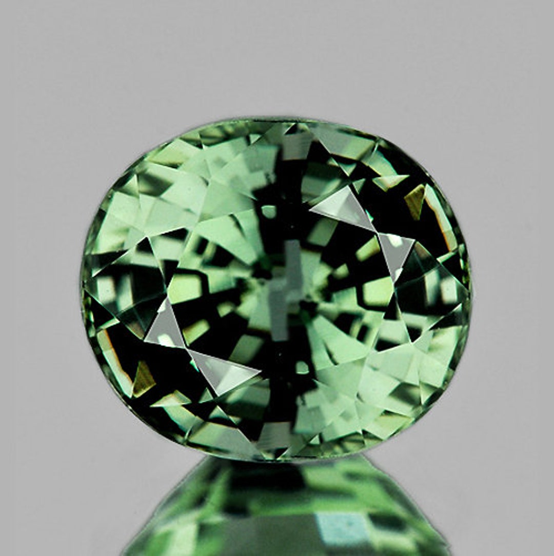 Saphir Bleu-vert Naturel Non Chauffé - 1,30 Ct Ovale - Thaigemstore - Australie