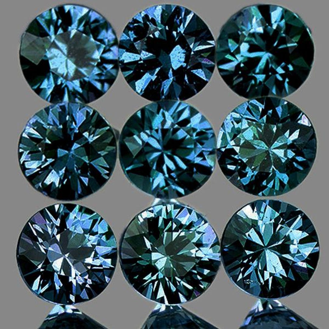 natural-dark-teal-blue-sapphire-2-80-mm-9-pieces-round-faceted-cut