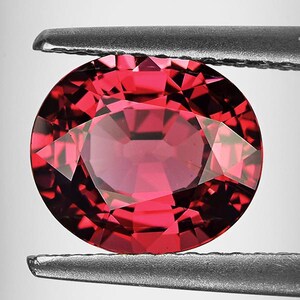 Natural Raspberry Pink Rhodolite Garnet 9x7.5 mm {2.39ct} [Flawless-VVS Clarity] Oval Faceted Loose Gemstone Earthly Mined for Jewelry Ring