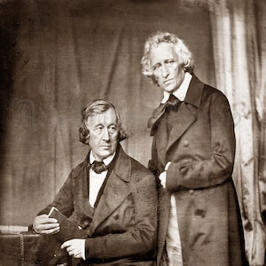 Brothers Grimm Daguerreotype, Circa 1847,  European Folk Tales, Children&#39;s Literature, Disney, Archival Print