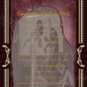 The Empyrean Enchantress Vignette, Edward Okuń, Salome the Temptress,  Art Deco 20th Century Archival Giclée Print