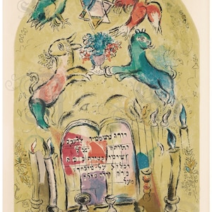Tribe of Levi, The Twelve Tribes of Israel, Marc Chagall, Hadassah-Hebrew University Synagogue, Ancient Israelite Nation, Families of Jacob