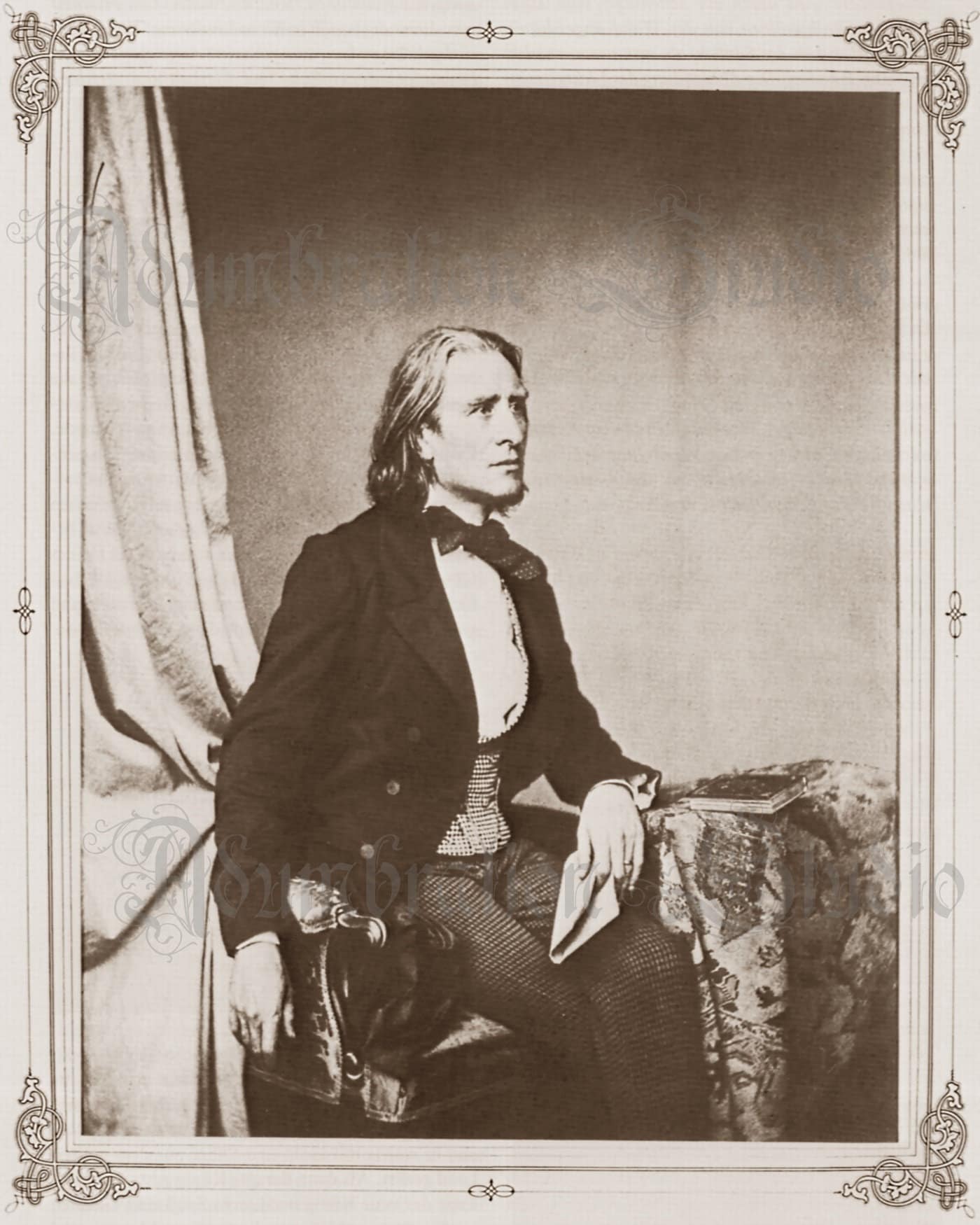 Franz Liszt Portrait, Circa 1860 Daguerreotype, Virtuoso
