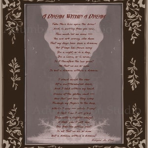 A Dream Within a Dream, Poem by Edgar Allan Poe, Reality, Philosophy ...