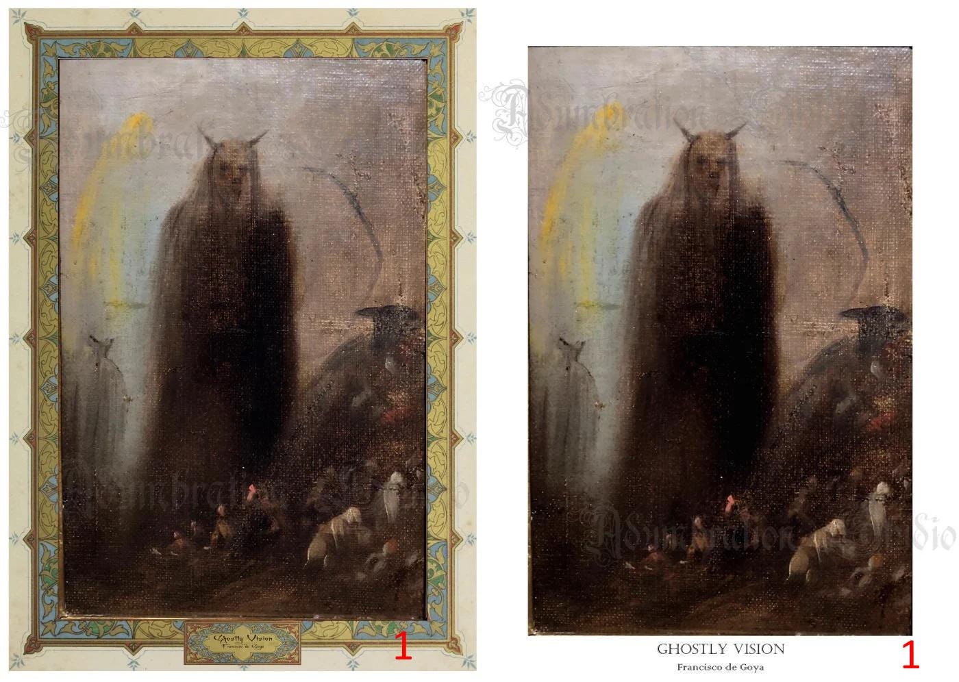 Folio Macabre, Francisco De Goya, Ghostly Vision, Saturn, St