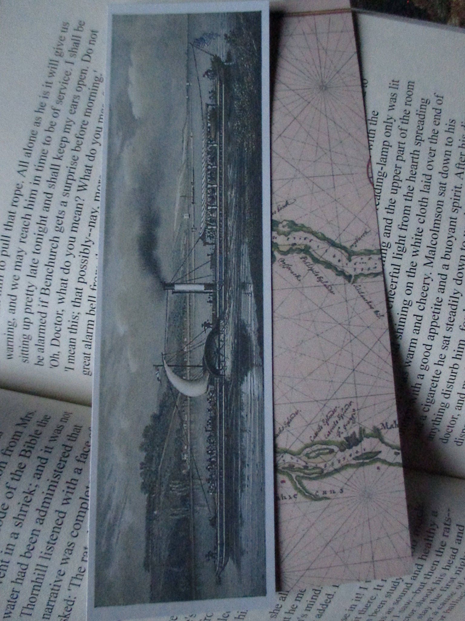 Hudson River Bookmark Set, Book Lovers Gift, Party Favors, Old Maps ...