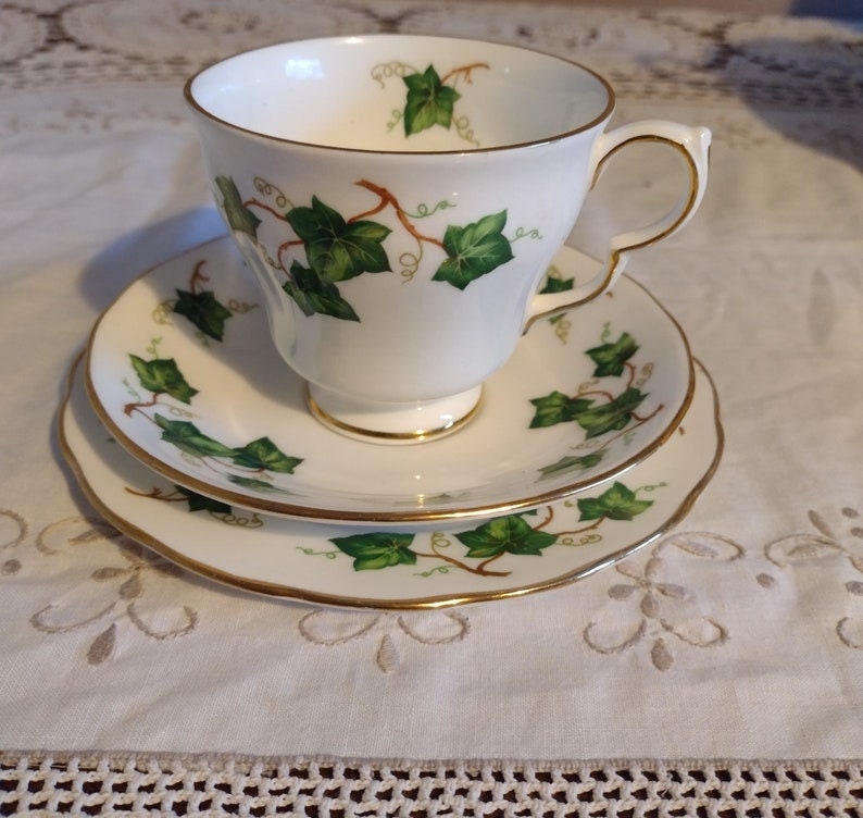 Colclough Ivy Leaf Dinner & Tea Set English Bone China for 4 Etsy