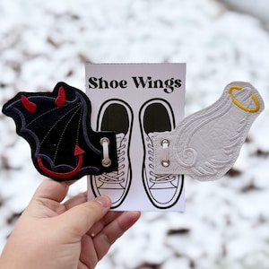 satan and angel shoes
